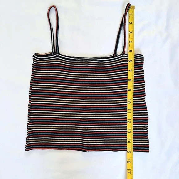 Volcom Strype Hype Crop Tank - Black Multi - S - Picture 8 of 9